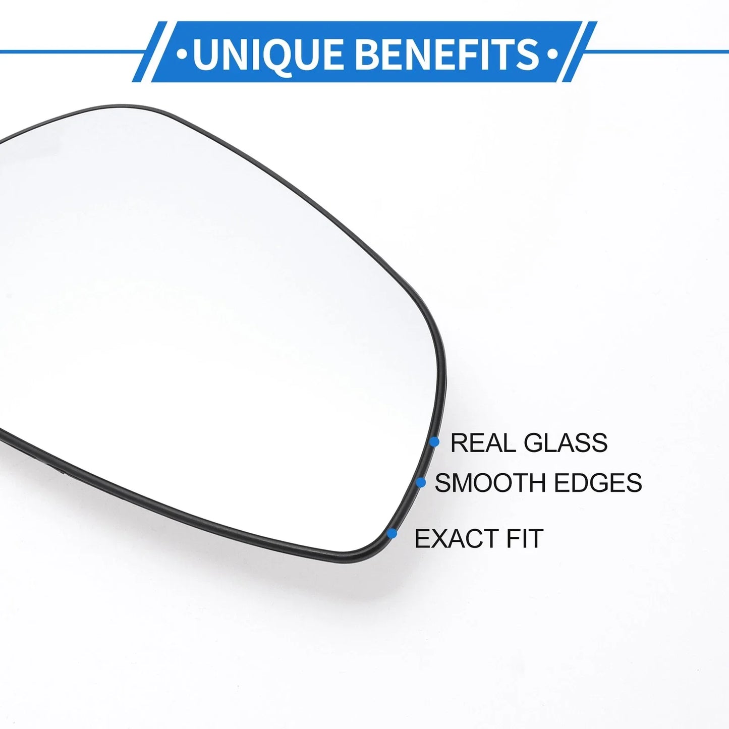 Heated Mirror Glass Replacement for Hyundai Bayon (2020-2023)