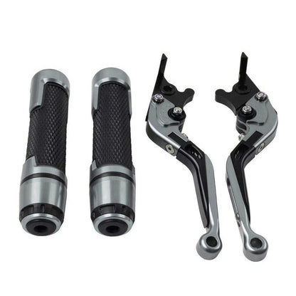Extendable Brake Clutch Levers & Handlebar Grips for Suzuki GSXS125 (2017-2023)