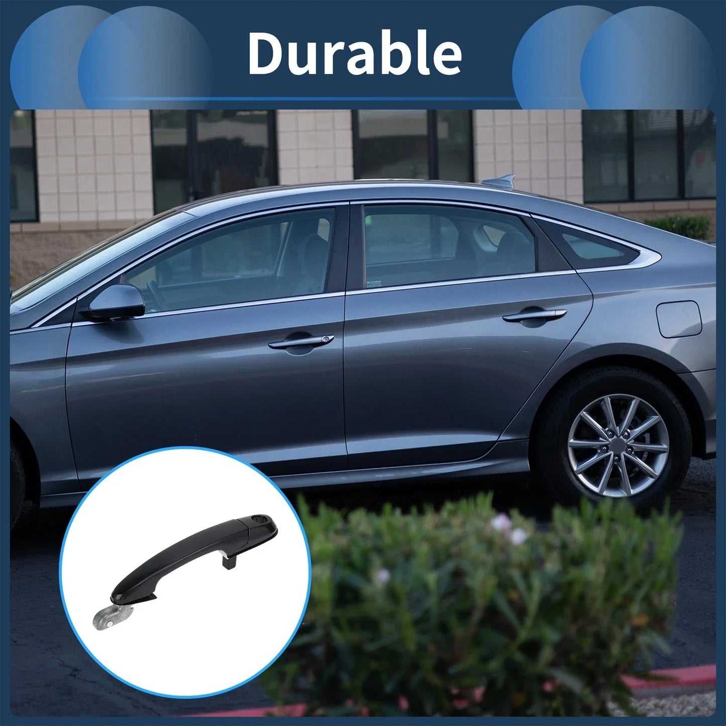 Front Left Exterior Door Handle for Hyundai Tucson (2005-2009) - 1 Pcs