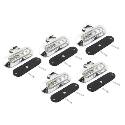 5 x LED Side Clearance Marker Lights for Truck Trailer Pickup 12V 24V
