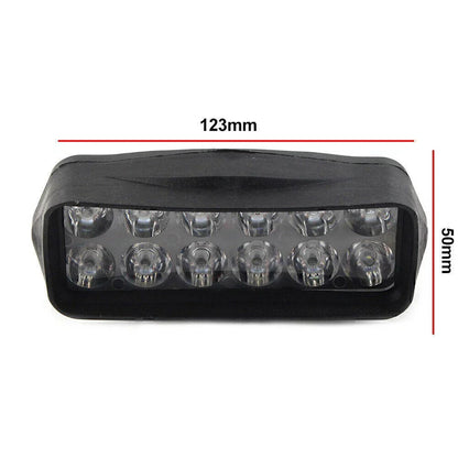 1X 12-LED Motorcycle Headlight Fog Light Bulb for UTV ATV