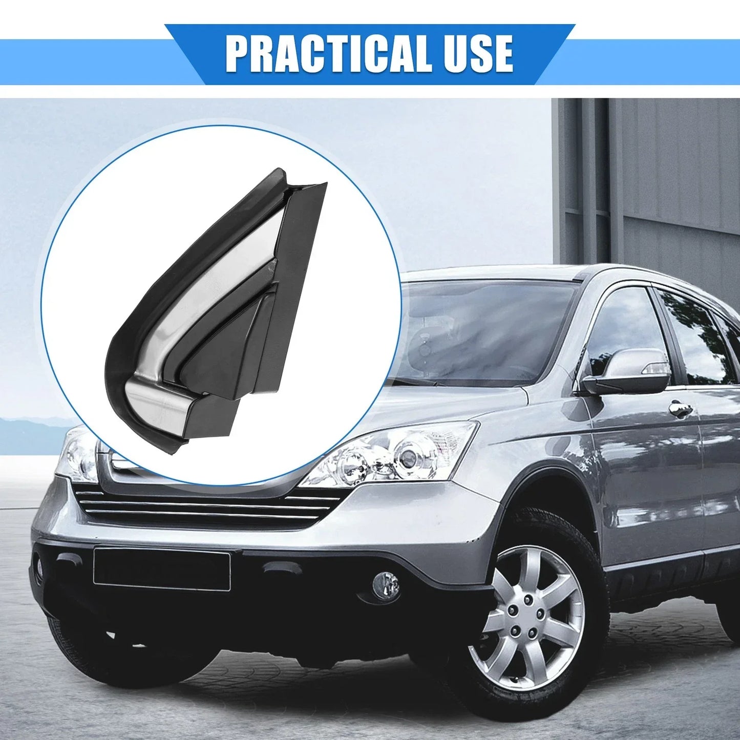 Front Left Mirror Corner Triangle Fender Cover for Honda CR-V (2007-2011)