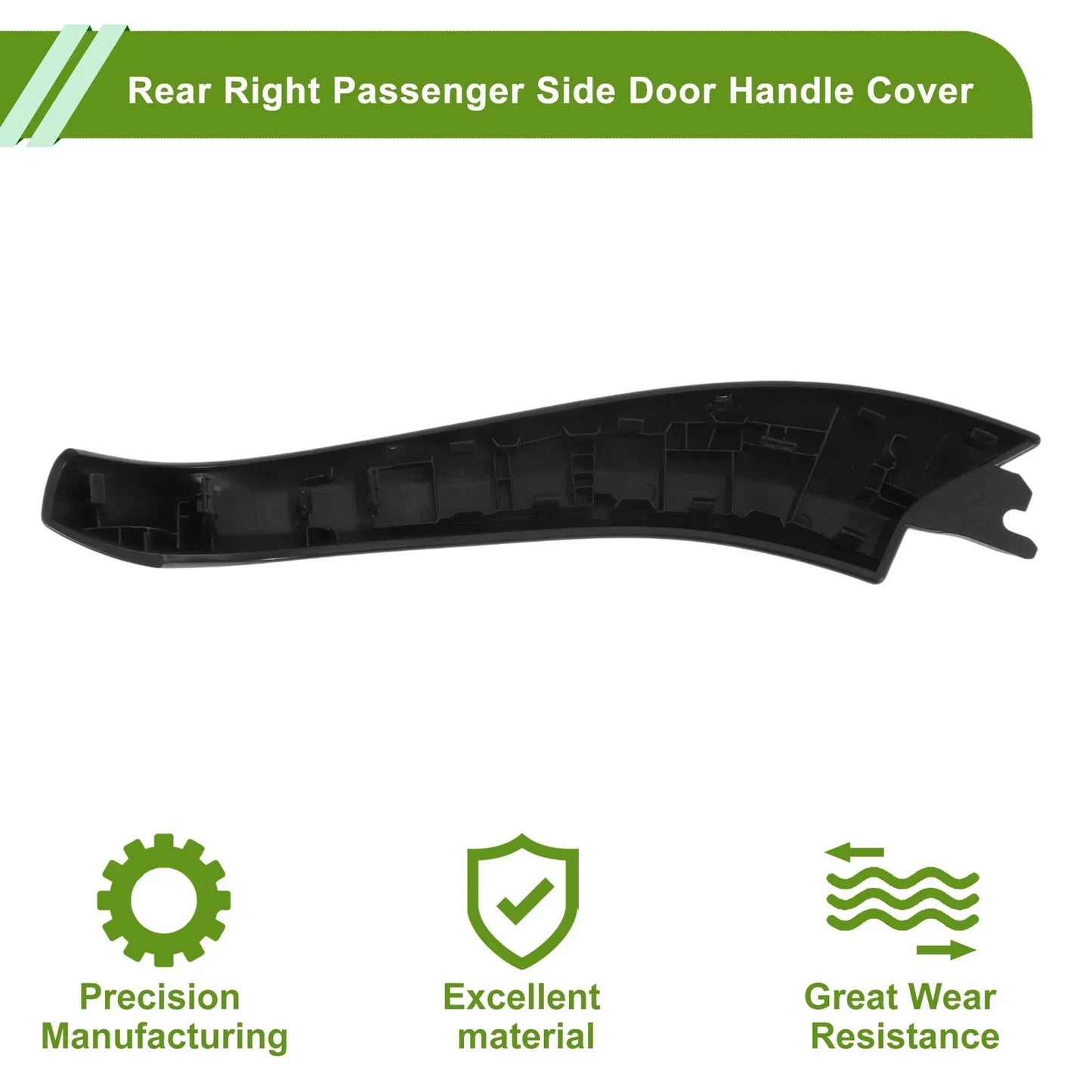 Door Panel Handle Pull Trim Cover for BMW X3 G01 (2018-2021) Black