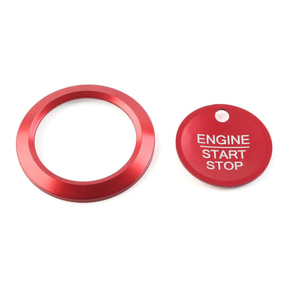 Engine Start Stop Switch Cover Trim for Ford F150 Raptor (2015-2020) Red