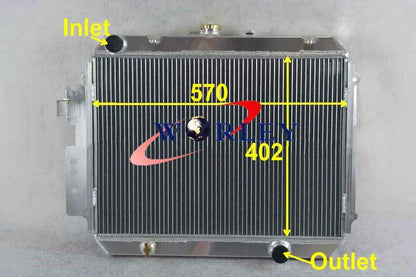 Aluminum Radiator for Mazda B-Series B2200 B2600 Ford Courier (1986-1993)