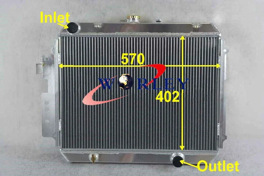 Aluminum Radiator for Mazda B-Series B2200 B2600 Ford Courier (1986-1993)