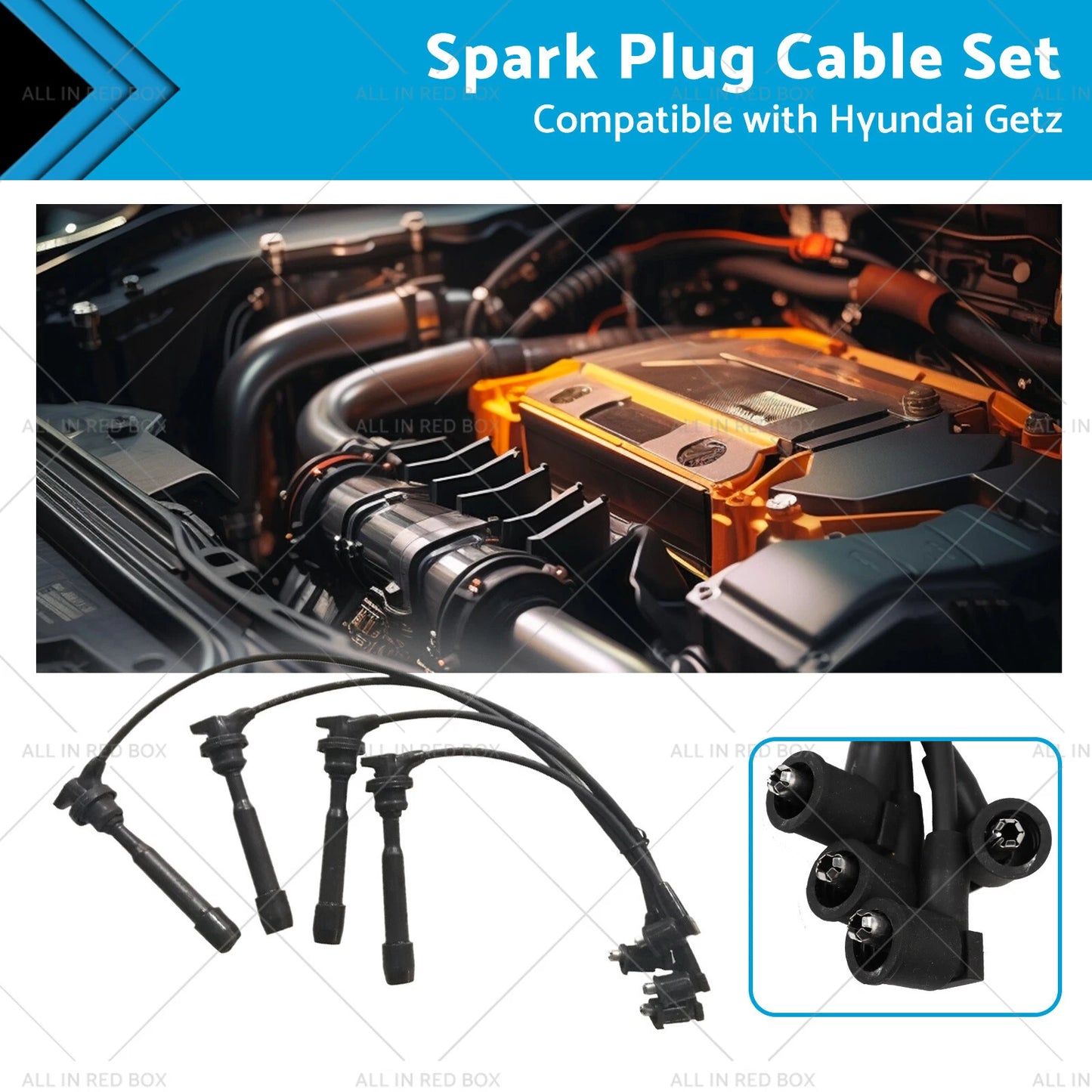 Spark Plug Cable Set for Hyundai Getz (2002-2011) 1.4L 1.5L 1.6L