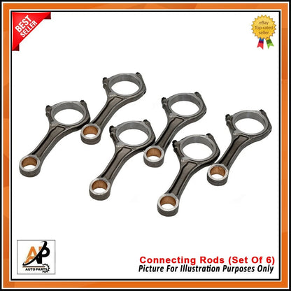 Connecting Rods Set of 6 Replacement for Audi Q5 Q7 VW Phaeton 3.0TDI (2010-2016)