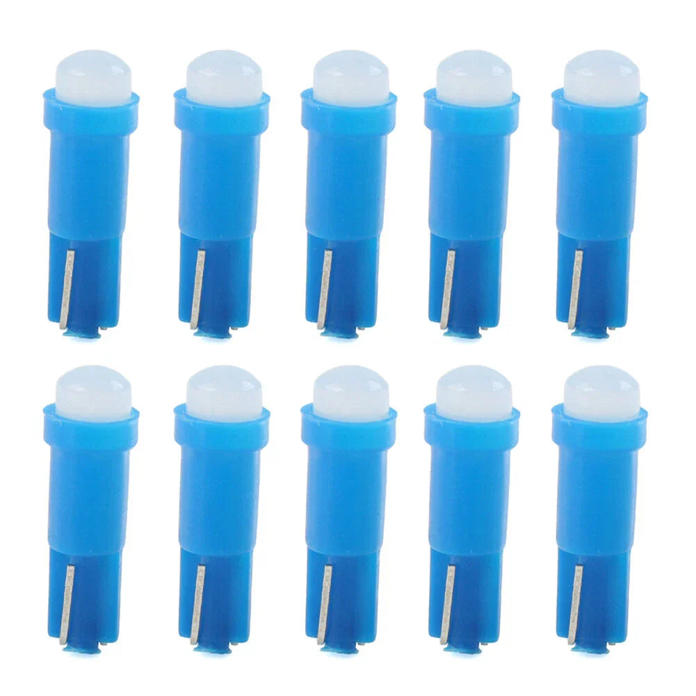 Blue Light T5 1 SMD Dashboard Gauge Lamp Bulb for Car