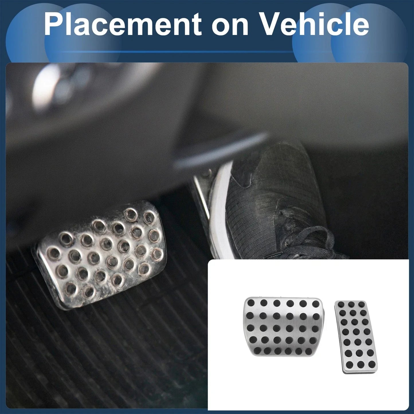 Automatic Footrest Pedals Cover for Mercedes Benz A Class (2013-2023)