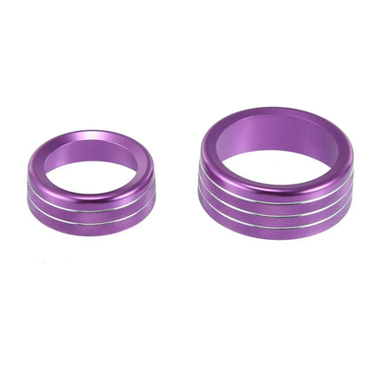 Purple Paddle Shifter AC Volume Knob Cover Ring Trim for Dodge Charger (2011-2023)