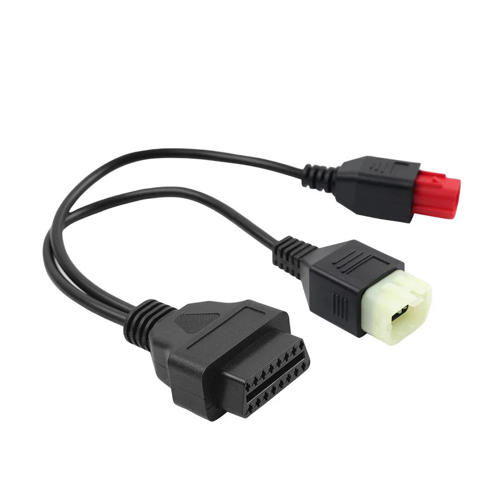 6pin OBD2 Diagnostics Connector Cable for Honda, Kawasaki