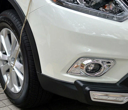 Fog Light Trims Bezel Chrome Frame for Nissan X-TRAIL (2014-2016)