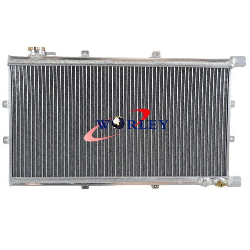 Aluminum Universal Radiator Heat Exchanger Water to Air Intercooler + Cap