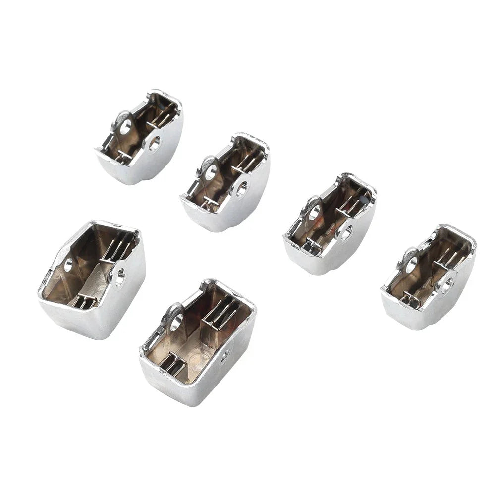 6 x Handlebar Control Switch Caps Chrome for Harley Breakout (2013-2015)