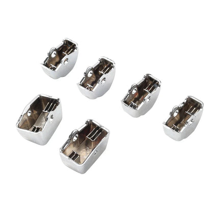 6 x Handlebar Control Switch Caps Chrome for Harley Breakout (2013-2015)
