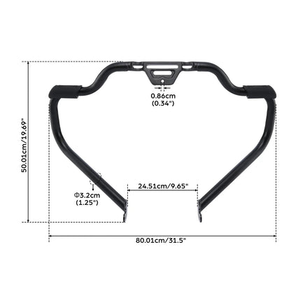 Mustache Engine Guard Support Bracket for Harley Low Rider ST (2022-2025)