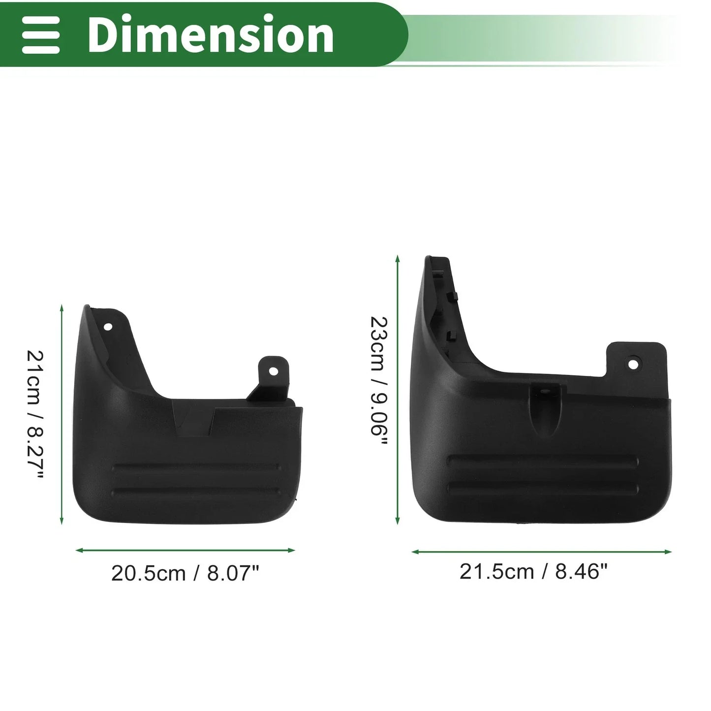 Mud Flaps Splash Guards for Hyundai H-1 2011-2023 with Mount Accessories