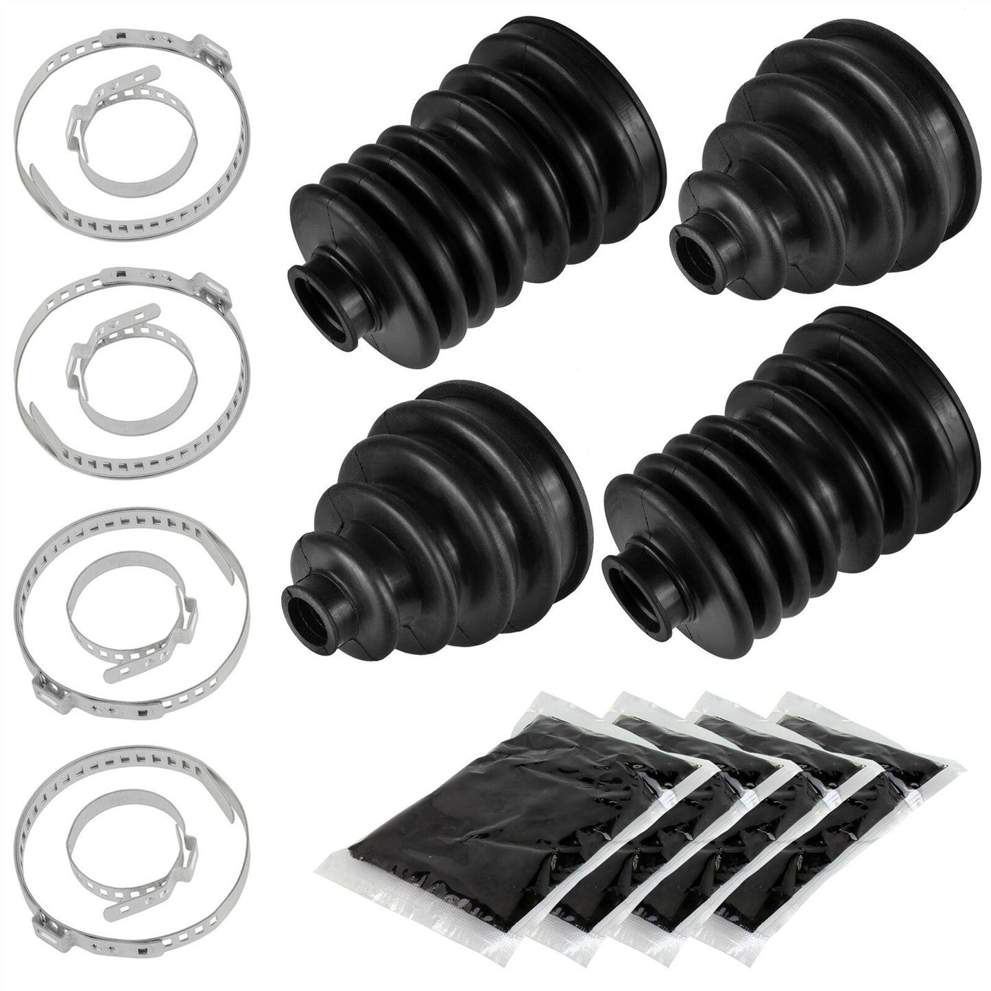 CV Boot Kit Rear Inner Outer 2 Sets for John Deere XUV825i Gas (2016–2020)