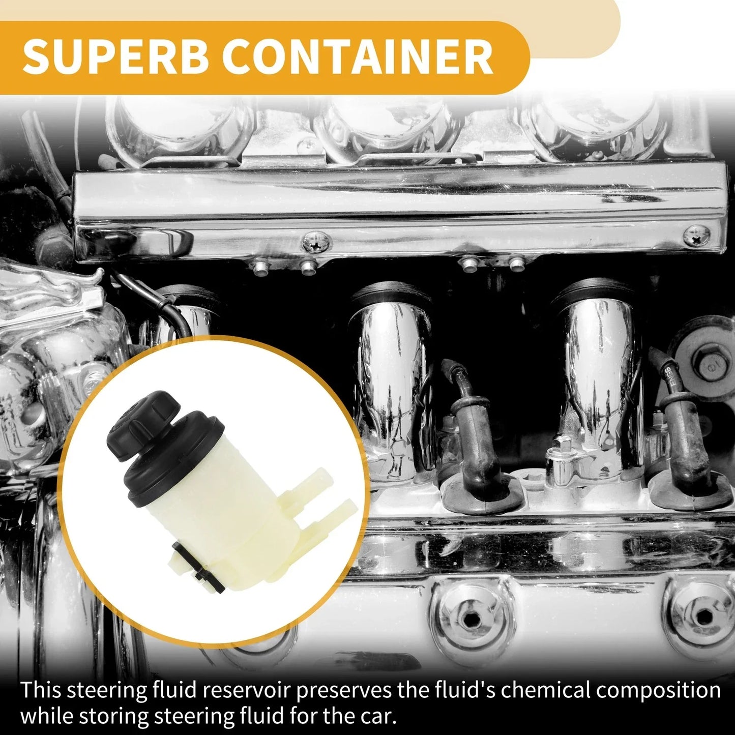 Power Steering Reservoir for Hyundai Tucson, Sportage (2005-2010)