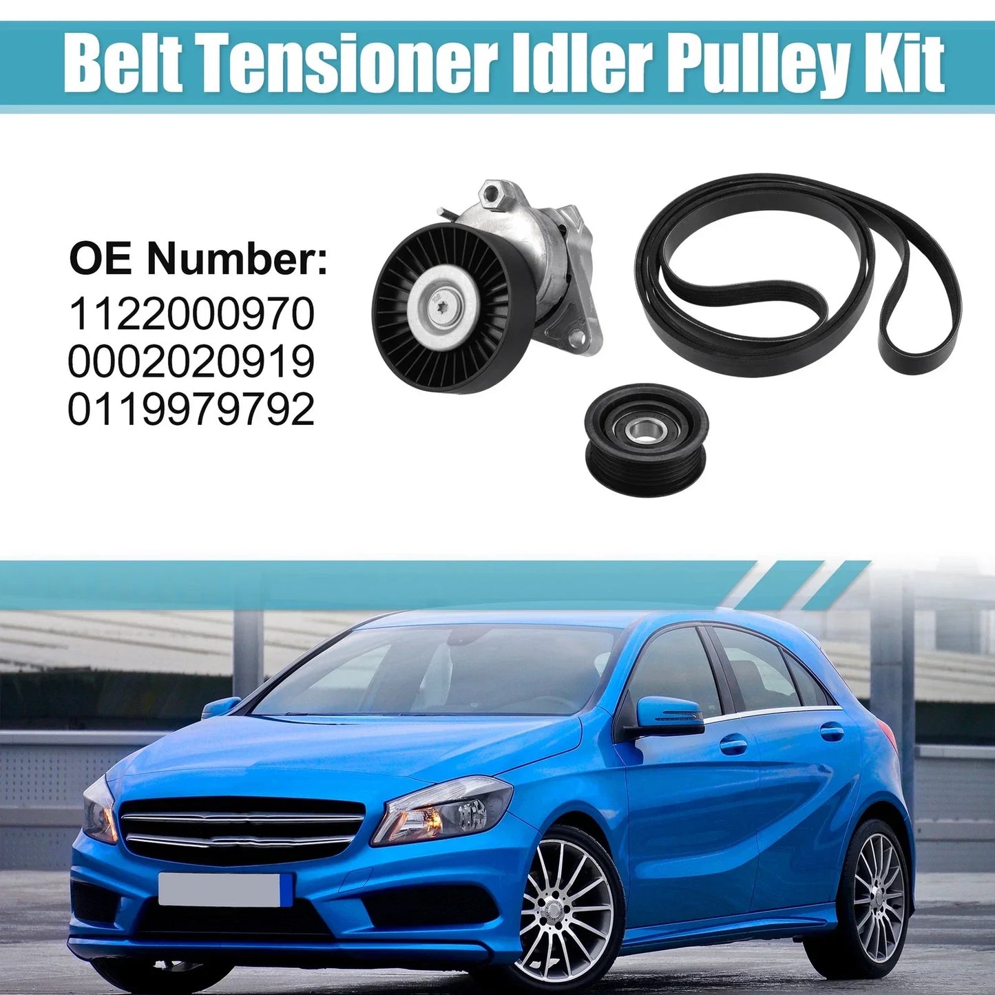 Belt Tensioner Pulley Assembly for Mercedes-Benz C280 (2001-2005)