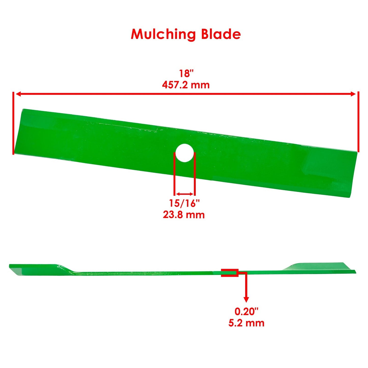 52 Inch Deck Blades Replacement Set for Exmark Quest SP Lazer Z (2011–2019)