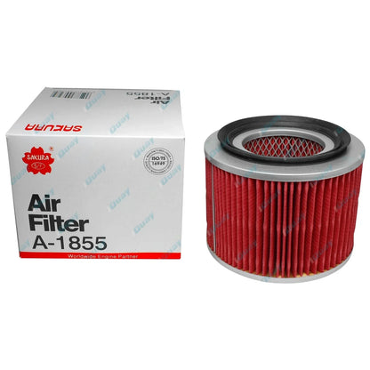 Round Air Filter for Nissan Patrol GU 6cyl RD28Ti 2.8L 1997 to 2000