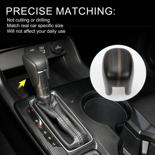 Automatic Gear Shift Knob Cover for Honda Civic (2022-2025) Black 1 x