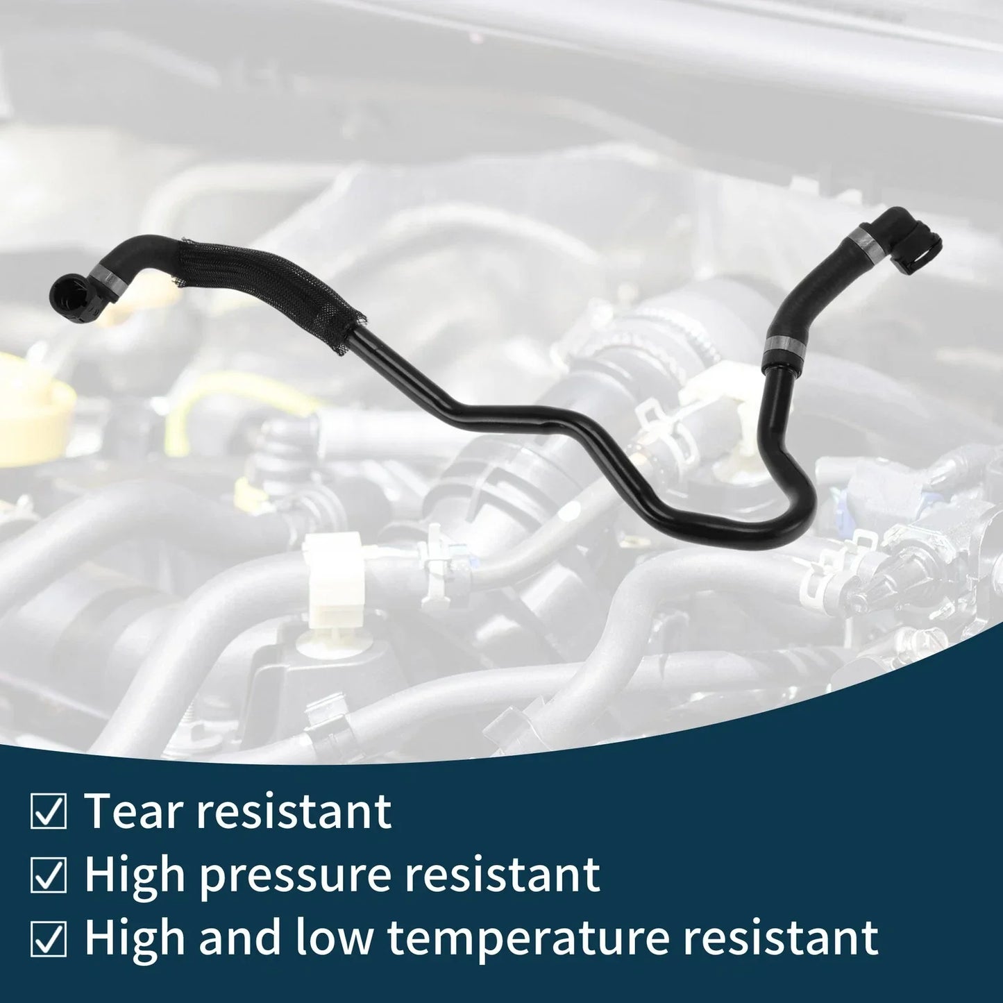 Radiator Hose for Mercedes-Benz W204 C/E200/250 (2007-2015) Rubber Heater Hose