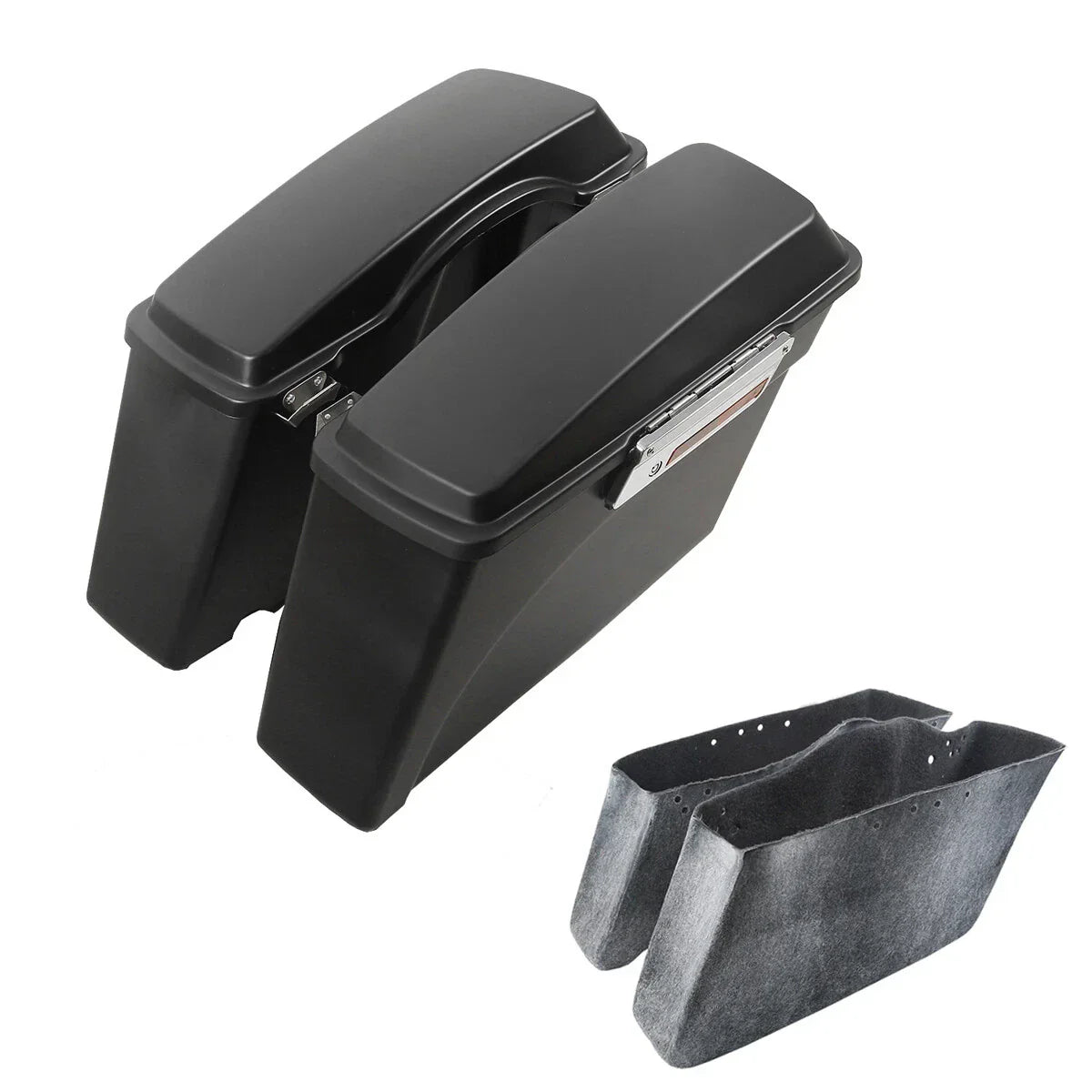 Matte Saddle Bags for Harley Softail FXST Springer Fatboy FLSTF (84-13)