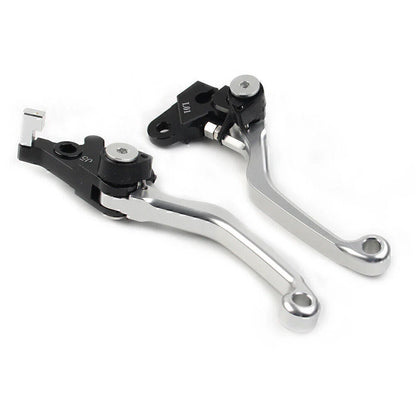 Silver CNC Pivot Brake Clutch Levers for Honda XR250 XR400 (1995-2007)