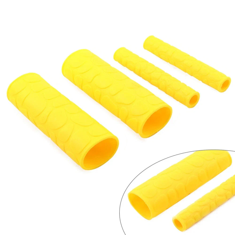 Soft Hand Grips for Dirt Bike Motorcycle Handlebar - Yellow