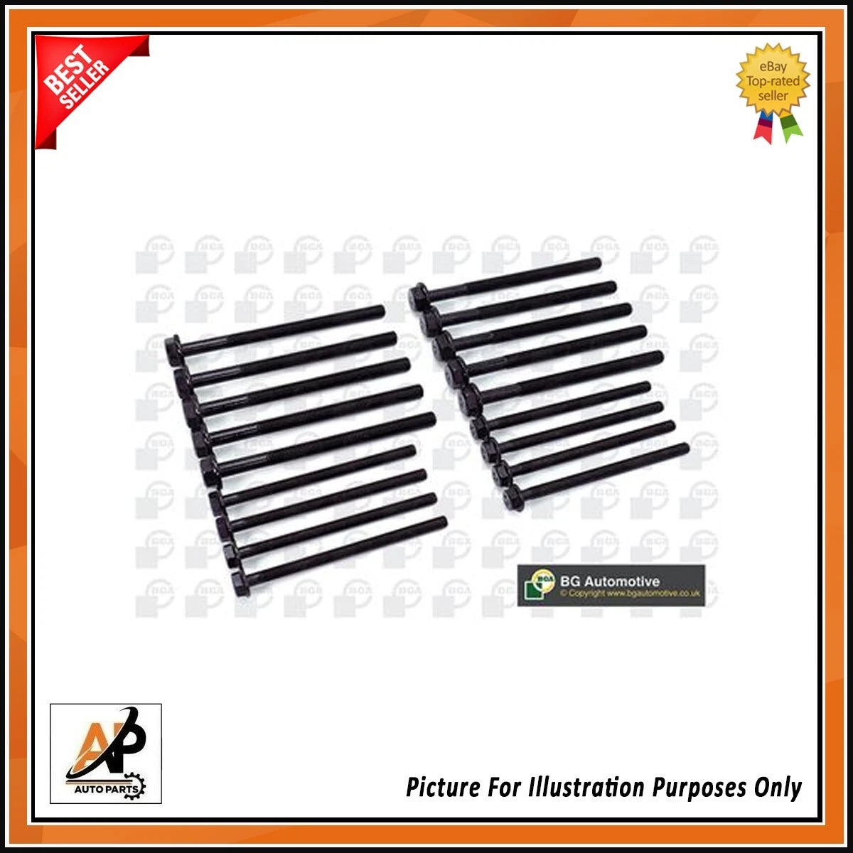 Head Bolts Set Replacement for Citroen Peugeot 2.2 HDi (2008–2016)