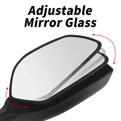 Rear View Mirrors W/ LED Turn Signals for Kawasaki Ninja H2 (2015 - 2024)