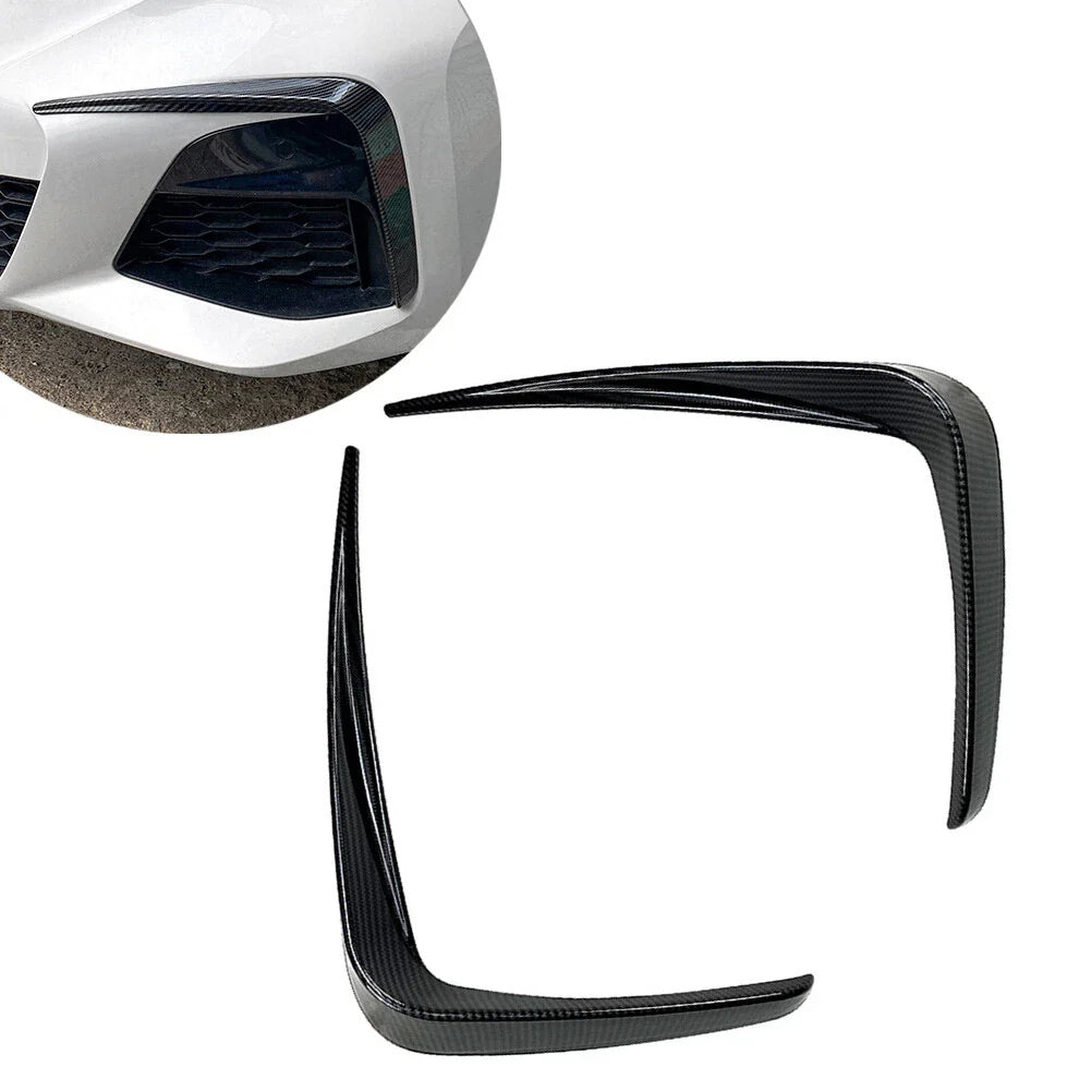 Carbon Fiber Front Fog Lamp Frame Trim for BMW 3 Series (2019-2022)