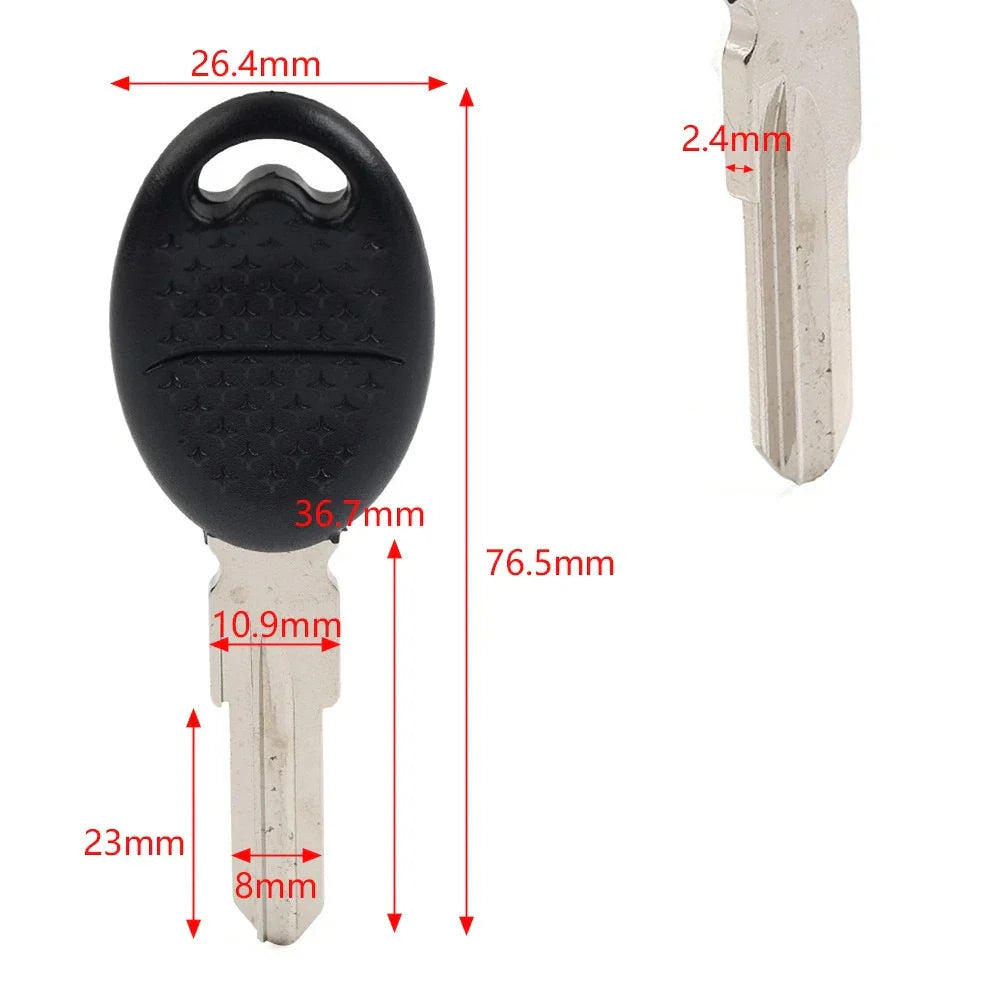 Red Uncut Blade Blank Key for Aprilia Tuono 1000R RSV1000 SXV550 SMV750/1200