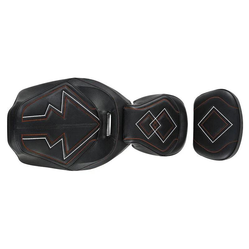 Seat Backrest Pad for Harley Touring Road King (2009 - 2023)