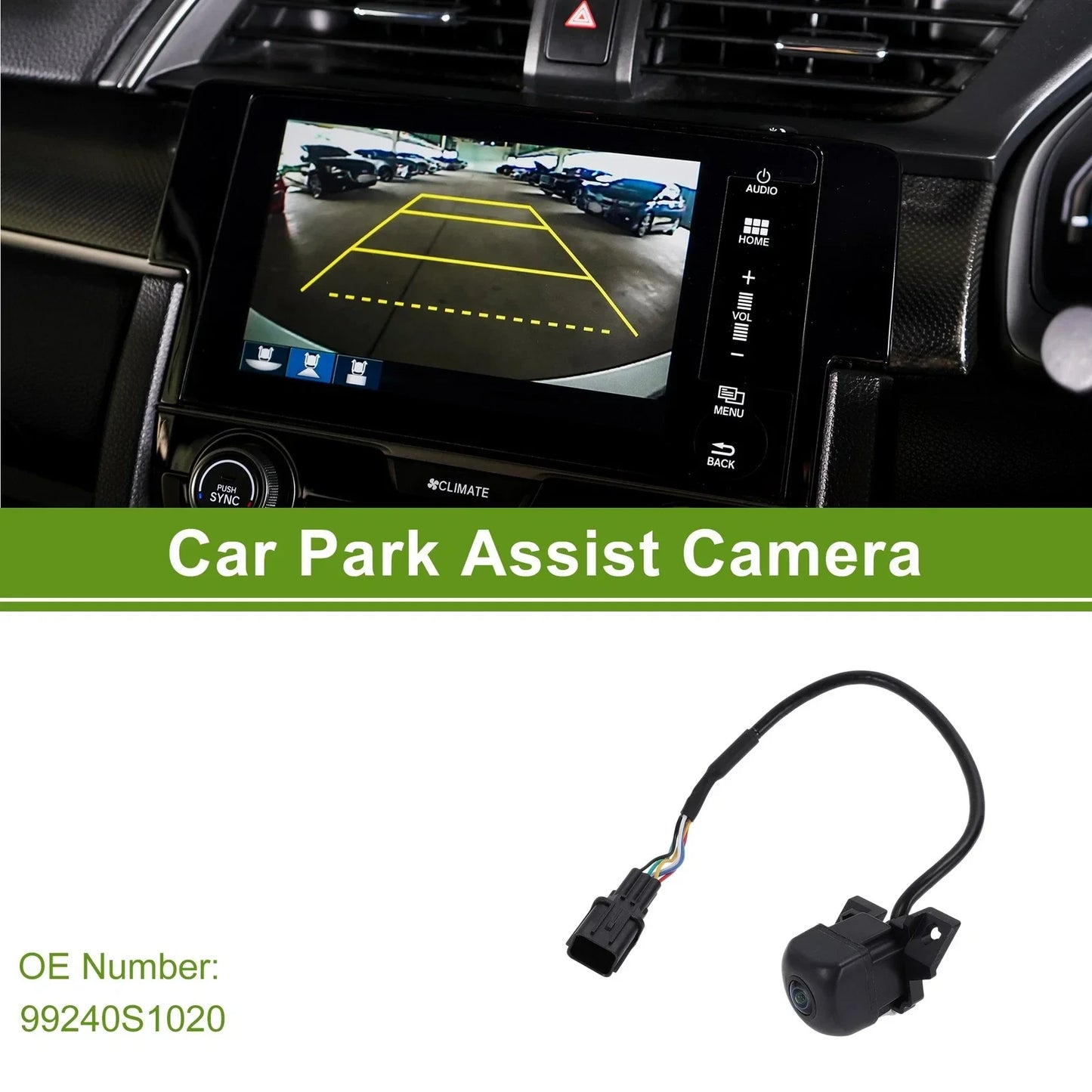 Rear View Backup Camera for Hyundai Santa Fe (2013-2018)