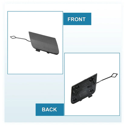 Car Rear Bumper Tow Hook Cover for Mercedes-Benz E200 (2014-2016) Black
