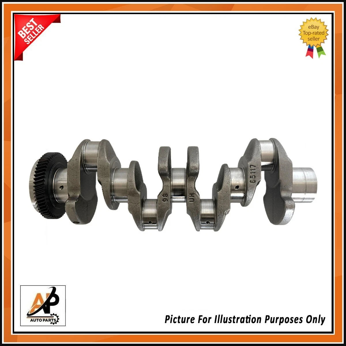 Forged Crankshaft OEM Replacement for Mercedes OM651 2.2 Diesel (2010–2017)