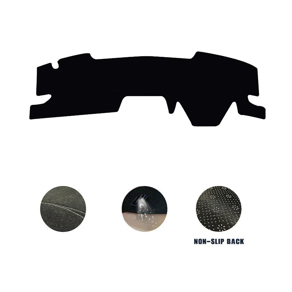 Non-Slip Dash Mat for Toyota Yaris Cross 5/2020-2022 Dashboard Cover Black