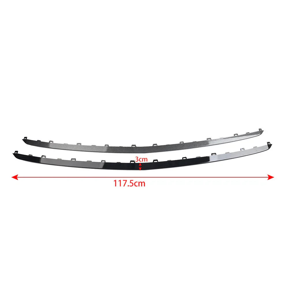 Carbon Fiber Front Bumper Lip Molding Trim for Mercedes A-Class W177 (2018-2023)