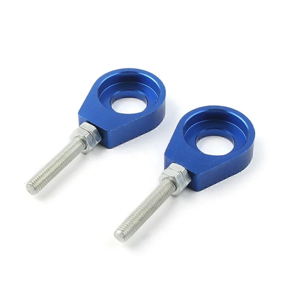 Chain Adjuster Tensioner Block for Dirt Bike Quad ATV CRF50 SSR 15mm Blue