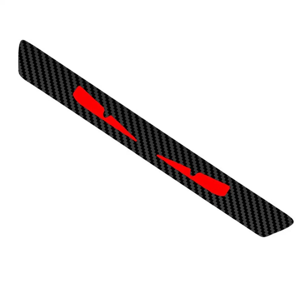 3D Carbon Fiber Look Demon Eye Brake Tail Light Decal for Universal (All Years)