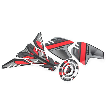 3D Gas Tank Pad Decal Sticker Red for Yamaha MT-09 SP Tracer (2018-2020)