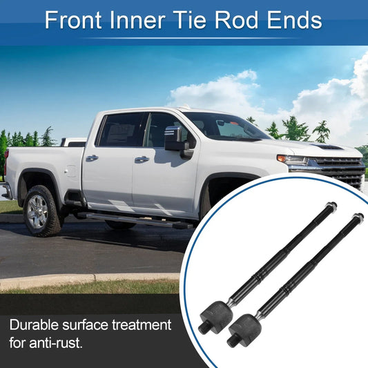 2 x Front Inner Tie Rod End Links for Chevrolet Equinox (2010-2017)