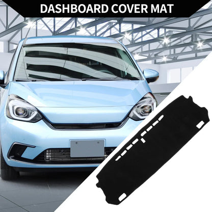 Dashboard Cover Mat for Honda Fit Shuttle GK8 2015-2022 Black Protector Set
