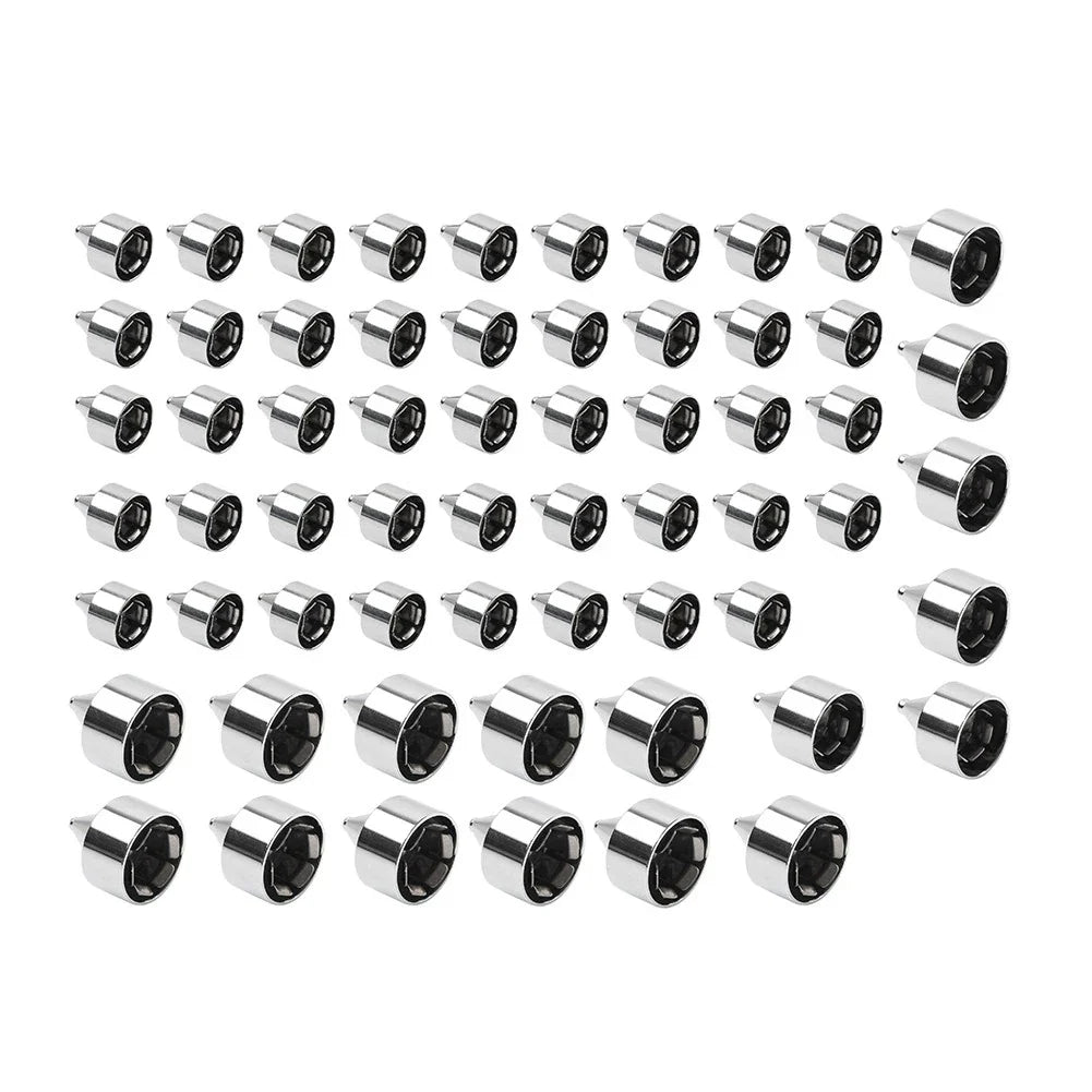 61X Engine Topper Bolt Caps Cover Chrome for Harley Twin Cam FLH (1999-2006)