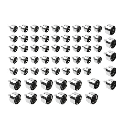 61X Engine Topper Bolt Caps Cover Chrome for Harley Twin Cam FLH (1999-2006)