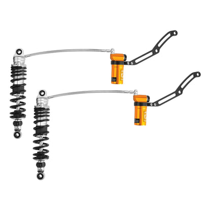 Remote Reservoir Rear Suspension Shocks for Harley Touring Road King (2014-24)